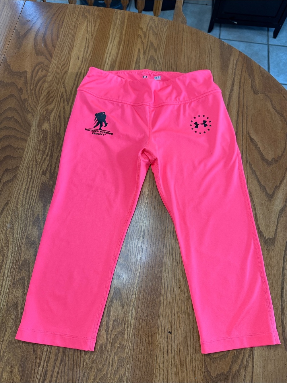 Under Armour Hot Pink Athletic Crop Leggings